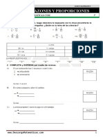 Razones y proporciones 5o primaria