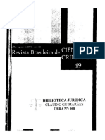 Princípio Da Ofensividade e Crimes de Perigo Abstrato - Revista Brasileira de Ciências Criminais - Ano 2004