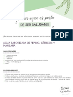 7 - Tomar Agua Es Parte de Ser Saludable