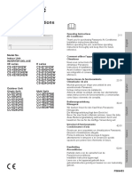 Manuale Uso Condizionatori A Parete Panasonic Inverter Deluxe