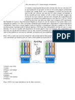 Crimpar Corretamente RJ 45 Cores Seq