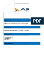 Hse-Mt-003 Matriz de Capacitaciones