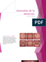 Anomalias dentición: microdoncia, macrodoncia, geminación, fusiones