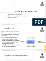 Diseño de Experimentos