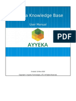 Ayyeka User Manual and Knowledge Base - 20201110