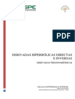 Clase 5 Derivada de Funciones Hiperbólicas Directas e Inversas