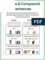 Simple To Compound Sentences