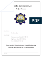 Industrial Automation Lab: Project Proposal