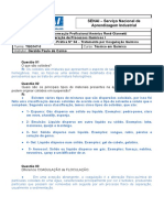 Prática 04 - Tratamento Por Coagulação Química - Questionário