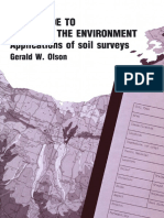 Field Guide To Soils and The Environment Applications of Soil Surveys (Gerald W. Olson, 1984)