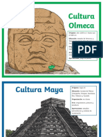 Tarjetas Culturas Mesoamericanas