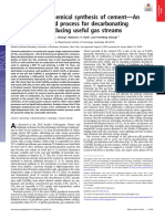 Toward Electrochemical Synthesis of Cement