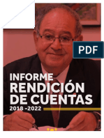 Informe Final de Gestión Diputado Mario Castillo 18-22