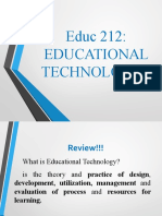 Educ 212: Educational Technology I