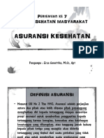 Pertemuan ke 7 ASURANSI KESEHATAN