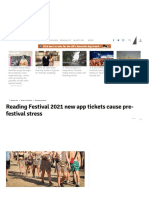 Reading Festival 2021 New App Tickets Cause Pre-Festival Stress - Berkshire Live