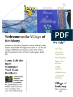 Village of Rothbury - Home Page