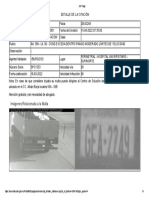 Foto Radar Multa de Transito Del Vehiculo de Placas Gea-2249 Fecha 15-04-2022