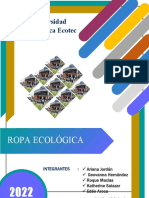 Ropa ecológica Universidad Ecotec