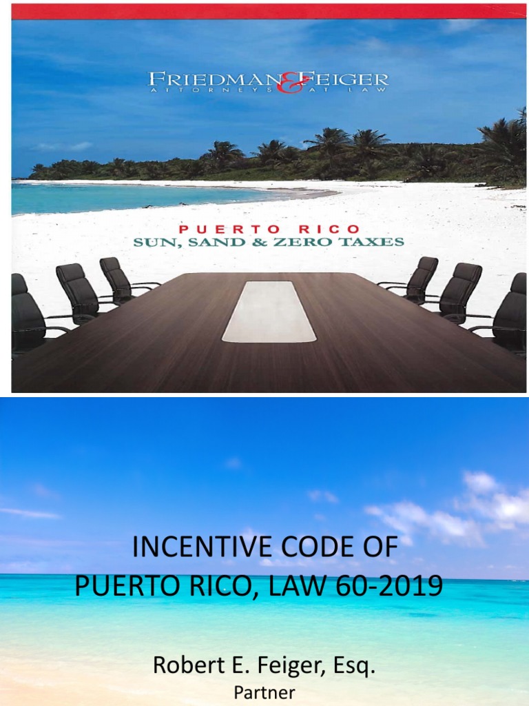 Puerto Rico Act 60 Tax Incentives Guide | PDF | Taxes | Internal ...