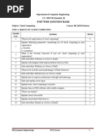 Unit Wise Question Bank