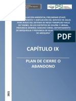 Cap 9 Plan de Cierre o Abandono