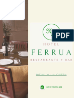 Carta Hotel Ferrua