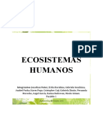 ECOLOGÍA ecosistemas humanos