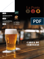 Carta de Cerveza La Punta