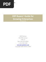 ERP for Buyer's Guide