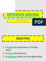 Defensive Driving: Arrive Safe and Alive