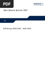 Edexcel Biology A2 2007 June Ms All