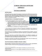 Instructivo de Analisis y Otorgamiento de La Beca Alimentaria 2022