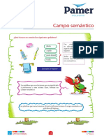 Campo Semántico: ¿Qué Tienen en Común Las Siguientes Palabras?