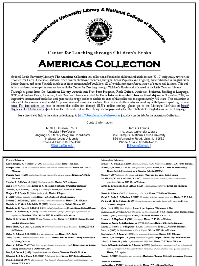 Americas Collection for K-12 Readers | PDF | Libraries