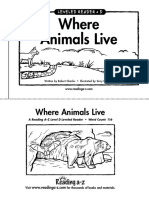 D - Where Does Animal Live