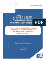 Cuaderno Participante Curso Organización de Los Servicios de Salud 3ra Ed