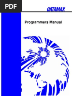 Datamax Programmer Manual | PDF | Ascii | Printer (Computing)