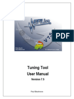 Tuning Tool User Manual: Paul Blackmore