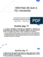 8º Ano Texto As Três Reformas de Que A ONU Necessita