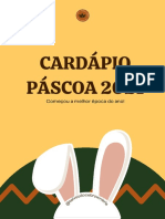 Cardápio Páscoa 2021