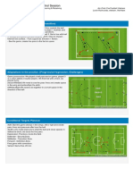 3 Pass and Control Session: Organisation (Practice Layout & Transition)