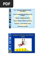 Analise Preliminar de Riscos