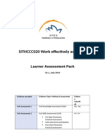 SITHCCC020 Work Effectively As A Cook Learner Assessment Pack V2.1 07 2019