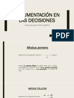 5 - Argumentación en Las Decisiones