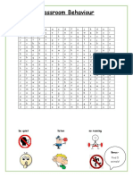 Classroom Behaviour Wordsearches