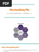 Merchandising Mix