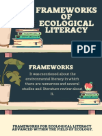 Frameworks of Ecological Literacy by Romano and Delos Santos