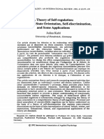 A Theory of Self Regulation - Kuhl1992