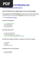 Multiple Choice Questions On HTML CSS Javascript With Answers | PDF ...